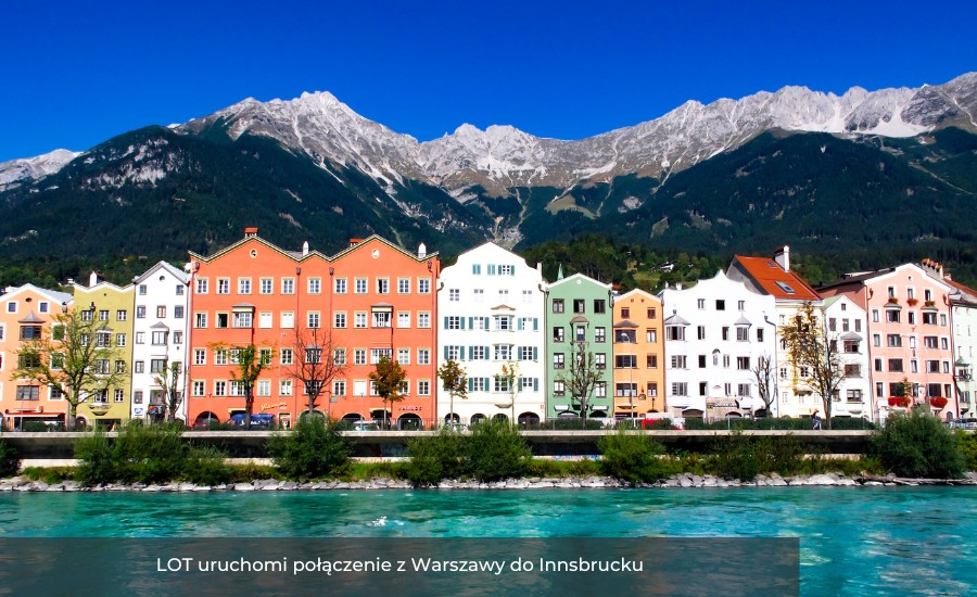 LOT uruchomi połączenie z Warszawy do Innsbrucku